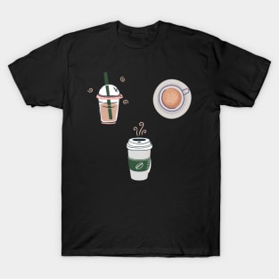 Coffee stickers pack T-Shirt